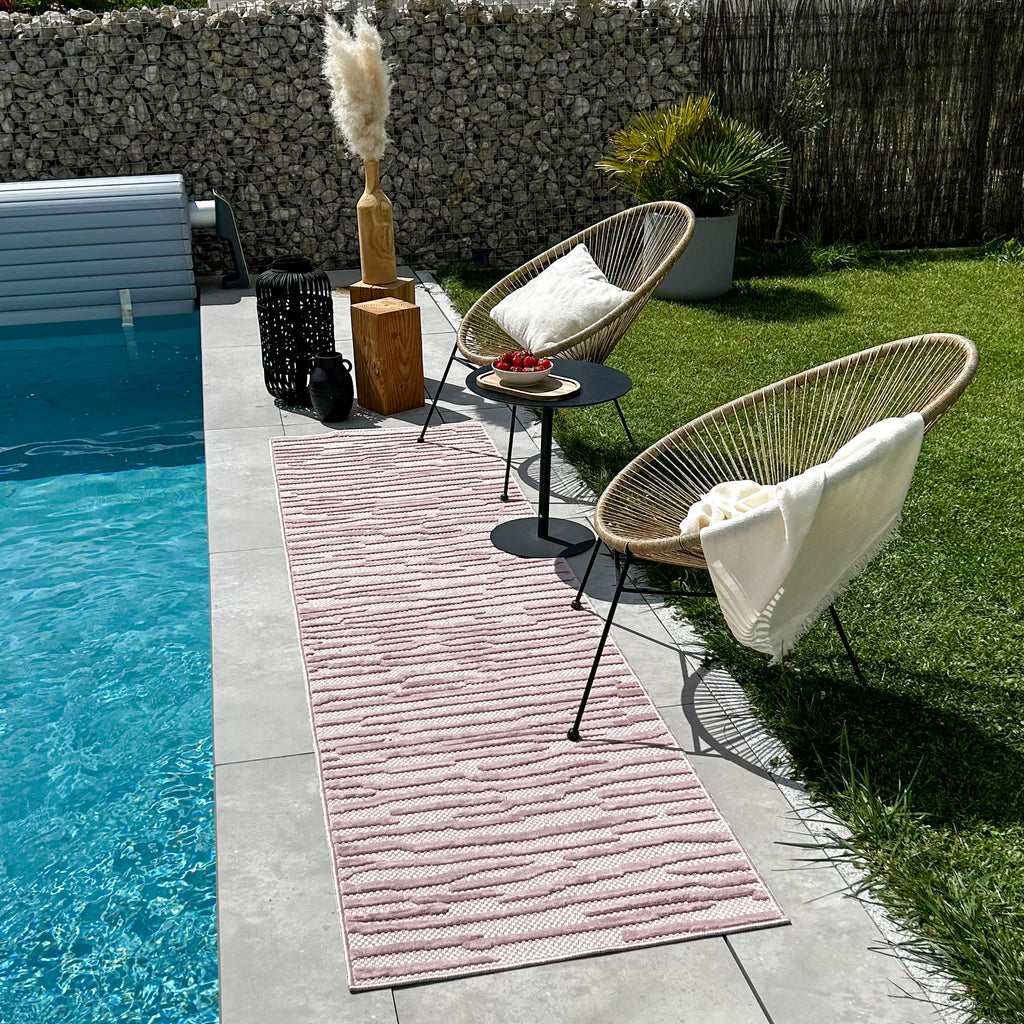 Tapis d'intérieur et d'extérieur à motifs Rose : SAN990ROS Nazar rugs