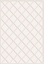 Tapis géométrique Blanc : SAN991BLA Nazar rugs