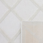 Tapis géométrique Blanc : SAN991BLA Nazar rugs