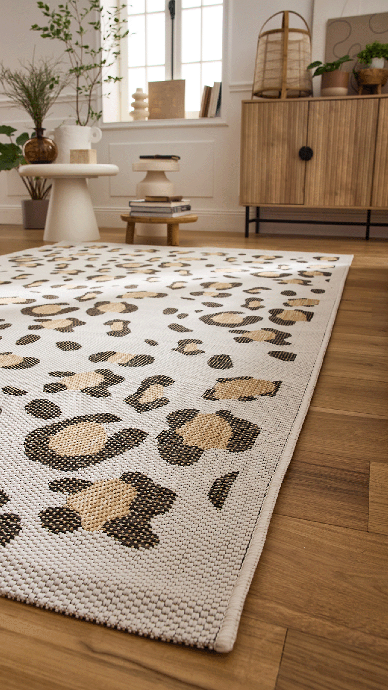 Tapis intérieur extérieur à motif léopard SAVANNA Nazar rugs
