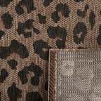 Tapis intérieur extérieur à motif léopard marron SAVANNA Nazar rugs