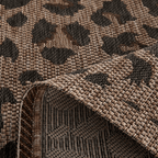 Tapis intérieur extérieur à motif léopard marron SAVANNA Nazar rugs