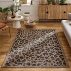 Tapis intérieur extérieur à motif léopard marron SAVANNA Nazar rugs