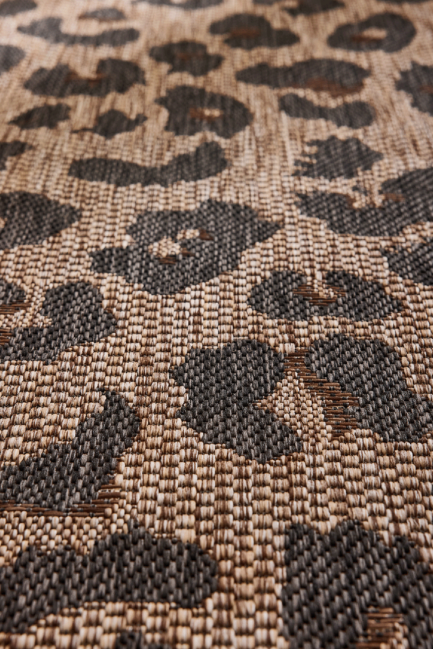 Tapis intérieur extérieur à motif léopard marron SAVANNA Nazar rugs