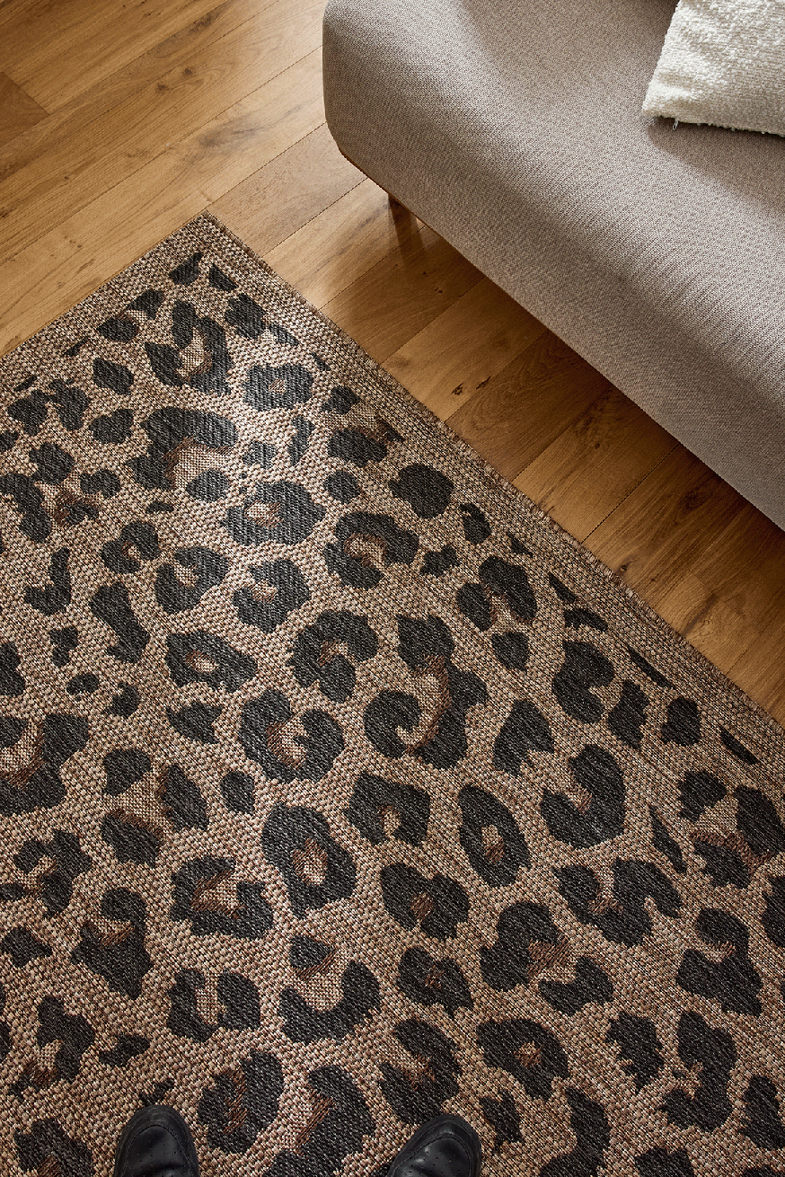 Tapis intérieur extérieur à motif léopard marron SAVANNA Nazar rugs