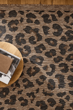 Tapis intérieur extérieur à motif léopard marron SAVANNA Nazar rugs