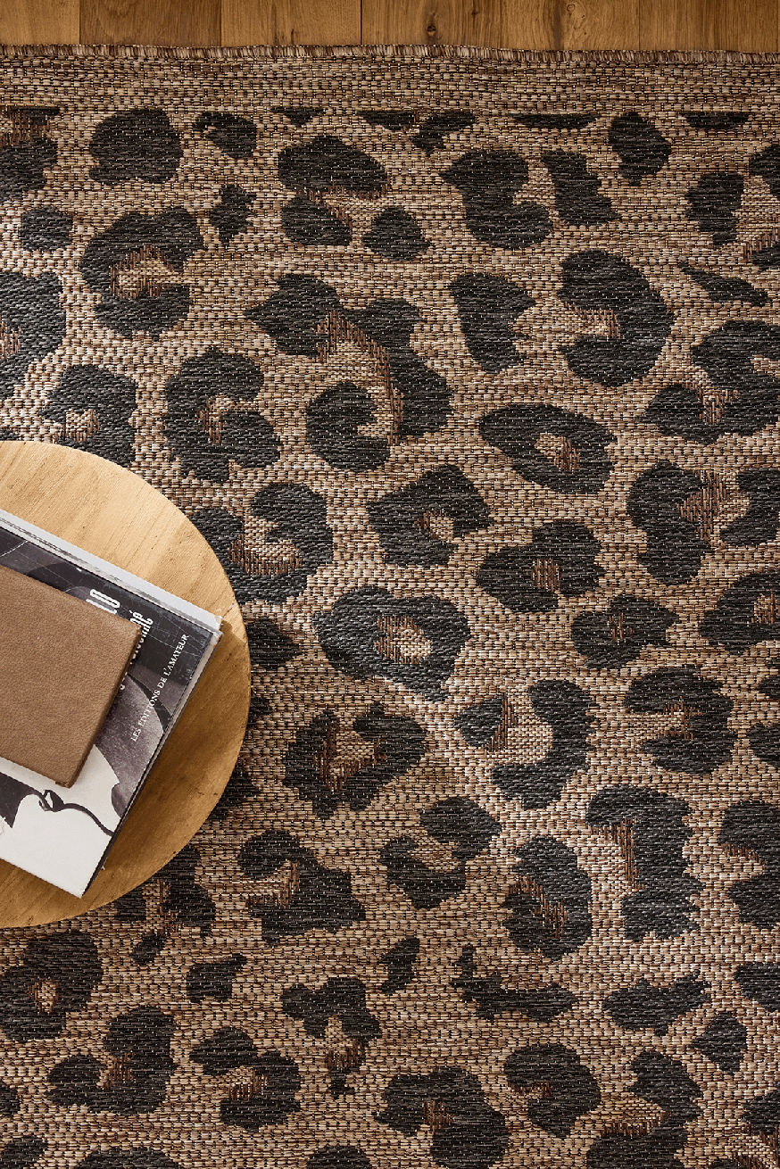 Tapis intérieur extérieur à motif léopard marron SAVANNA Nazar rugs
