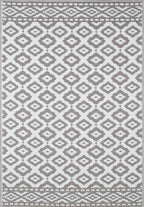 Tapis à motifs géométriques gris et blancs – SCO112GRI Nazar rugs