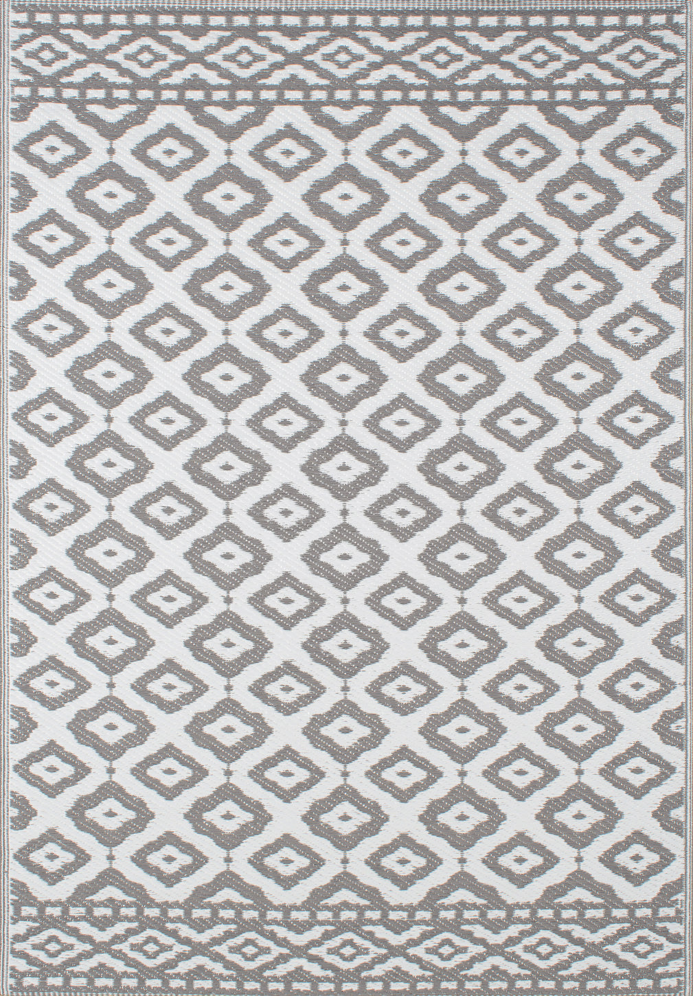 Tapis à motifs géométriques gris et blancs – SCO112GRI Nazar rugs