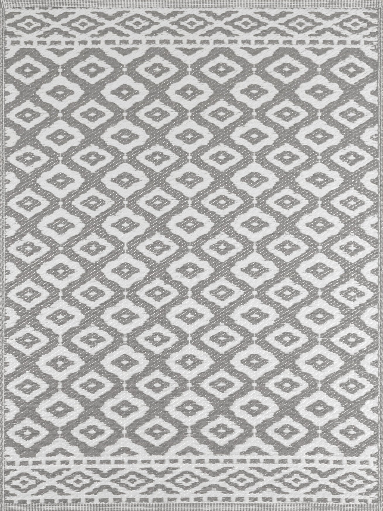 Tapis à motifs géométriques gris et blancs – SCO112GRI Nazar rugs