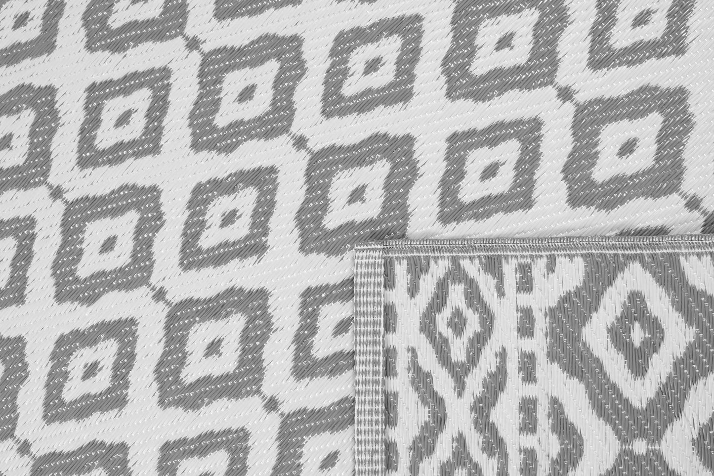 Tapis à motifs géométriques gris et blancs – SCO112GRI Nazar rugs