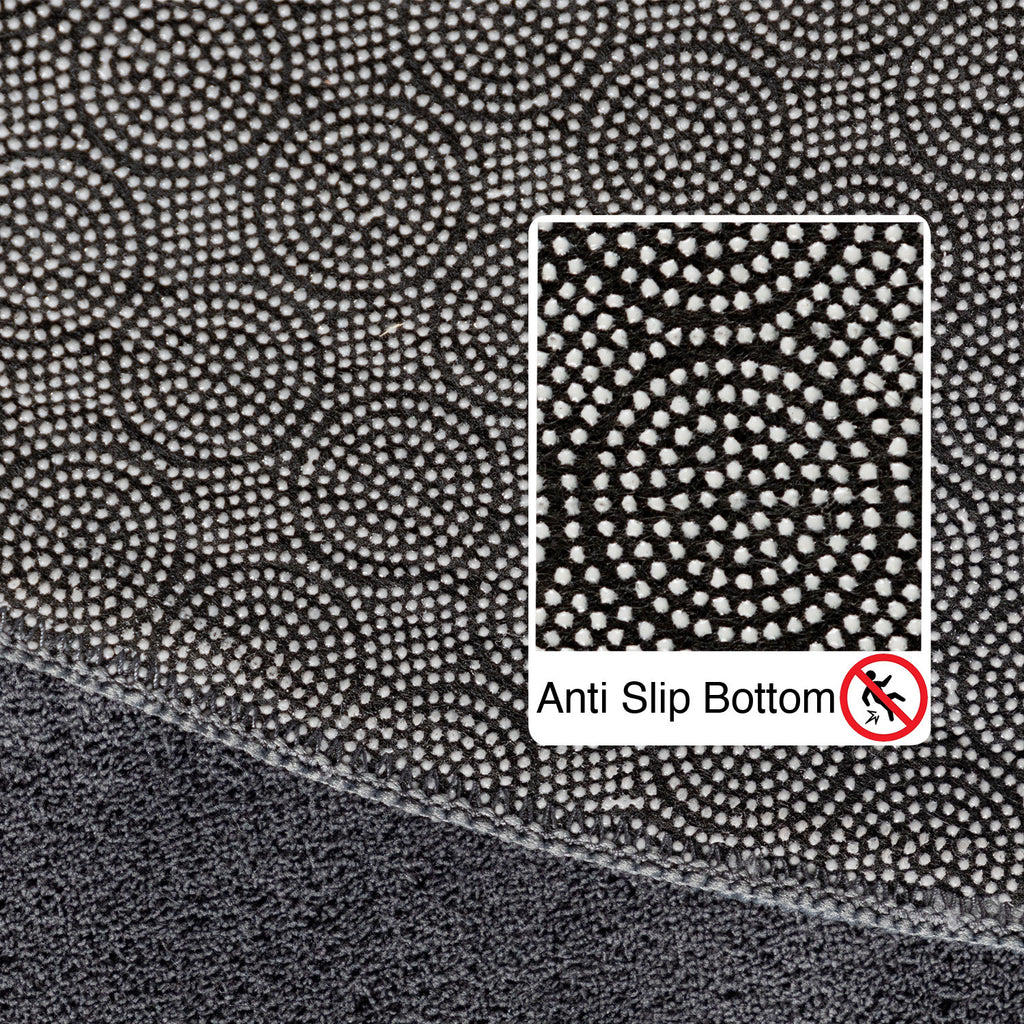 SKY - tapis rond uni minimaliste - SKY5400GRI SKY