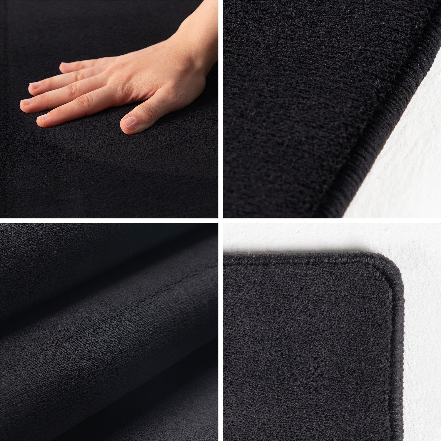 SKY - tapis uni minimaliste - SKY5400NOI SKY
