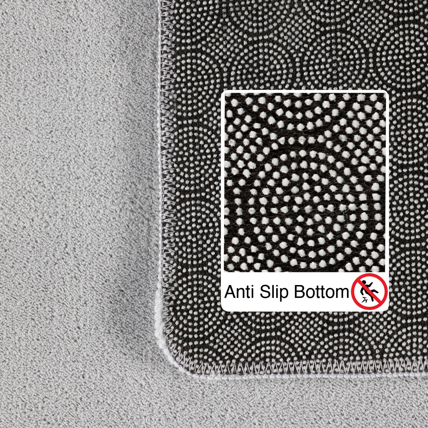 SKY - tapis uni minimaliste - SKY5400SIL SKY