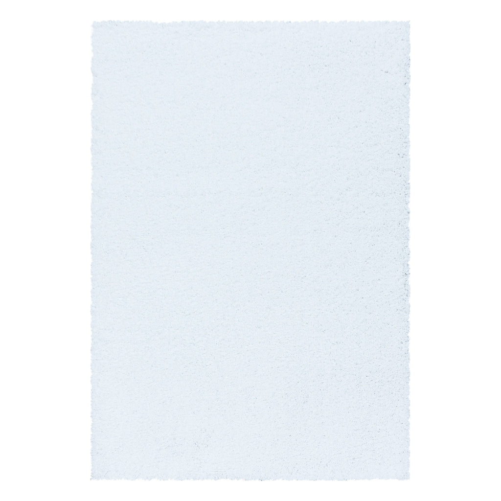 SYDNEY - Tapis shaggy uni à poils longs blanc - SYD3000BLA SYDNEY