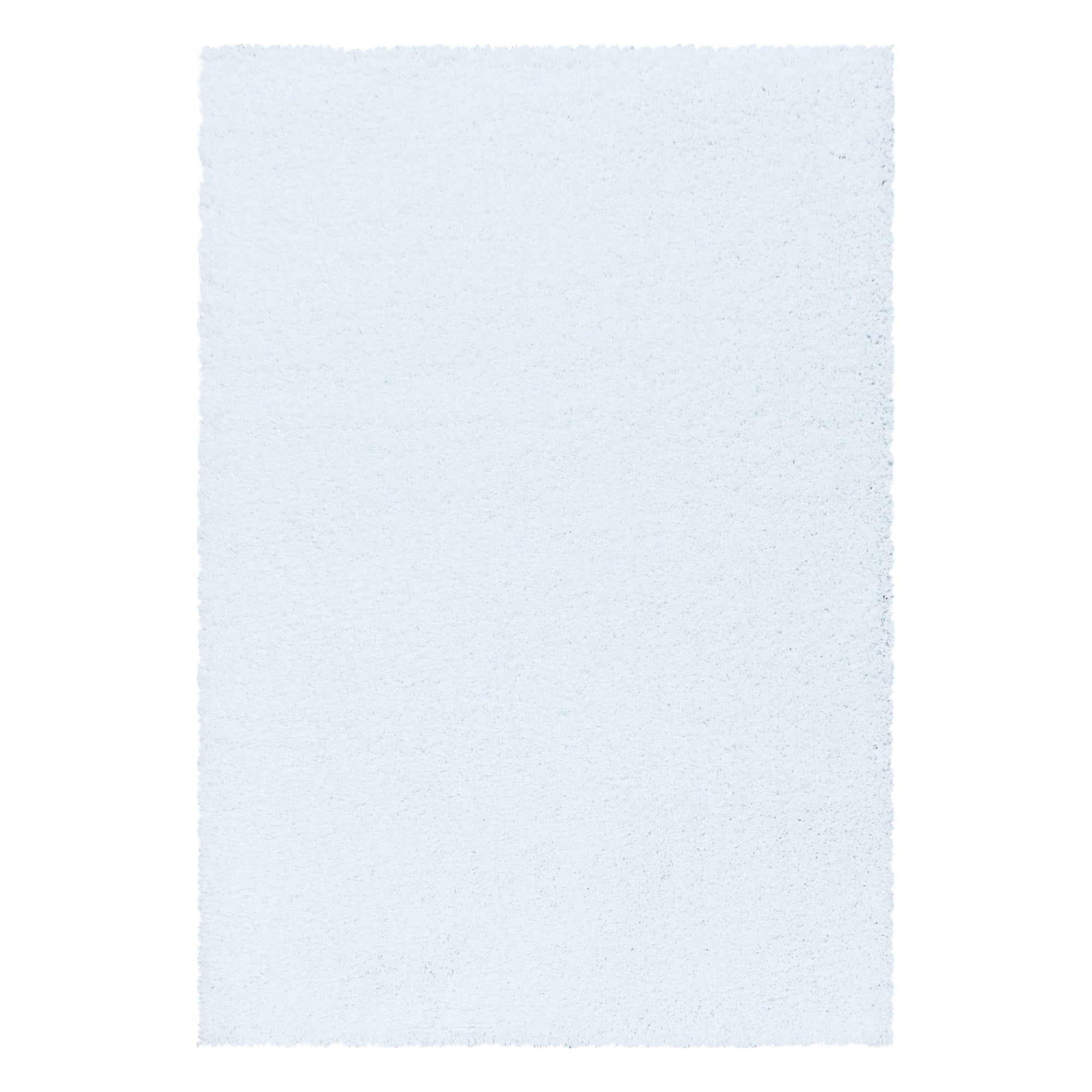 SYDNEY - Tapis shaggy uni à poils longs blanc - SYD3000BLA SYDNEY