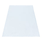 SYDNEY - Tapis shaggy uni à poils longs blanc - SYD3000BLA SYDNEY