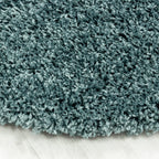 SYDNEY - Tapis shaggy uni à poils longs bleu - SYD3000BLE SYDNEY
