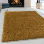 SYDNEY - Tapis shaggy uni à poils longs moutarde - SYD3000DOR SYDNEY