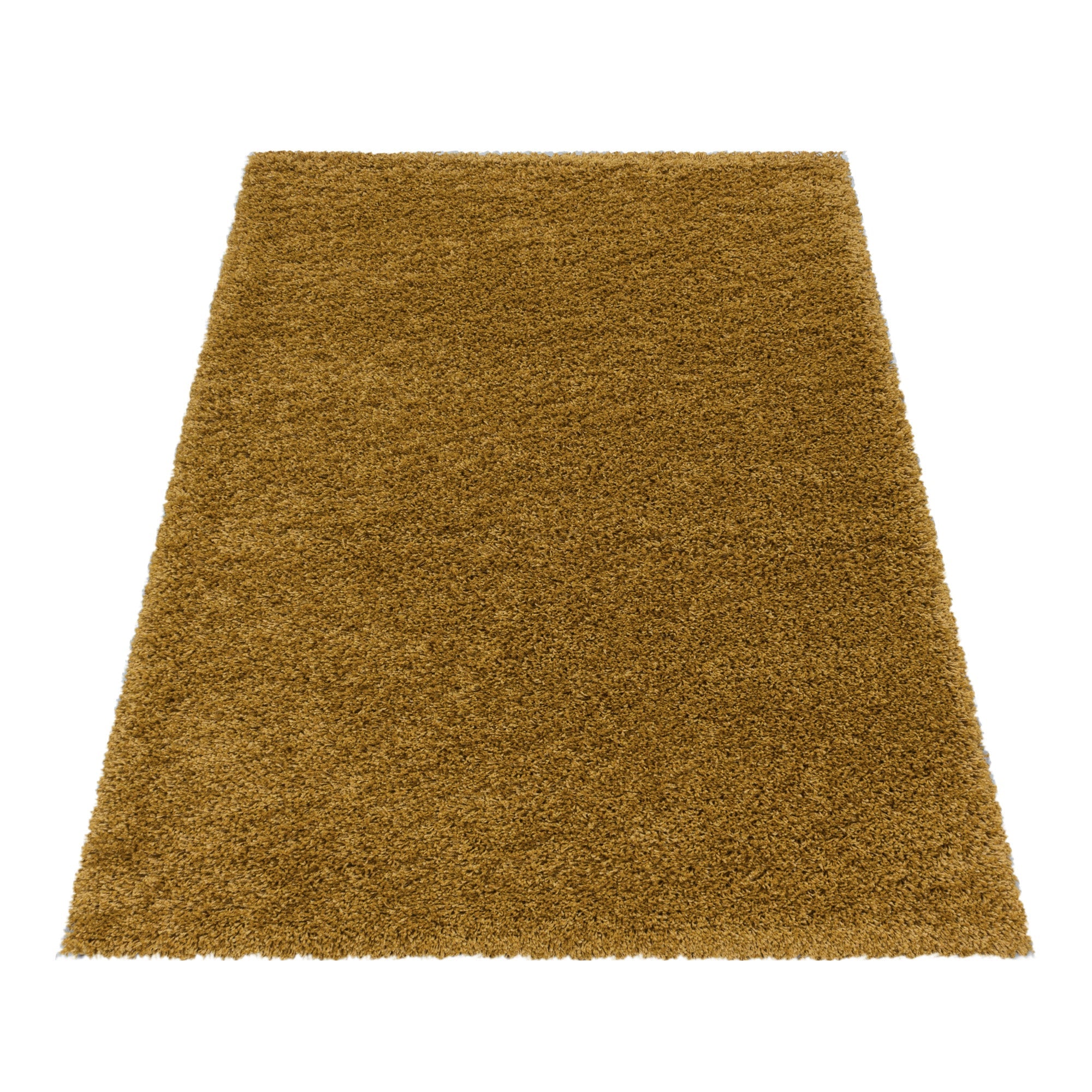 SYDNEY - Tapis shaggy uni à poils longs moutarde - SYD3000DOR SYDNEY