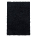 SYDNEY - Tapis shaggy uni à poils longs noir - SYD3000NOI SYDNEY