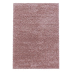 SYDNEY - Tapis shaggy uni à poils longs rose - SYD3000ROS SYDNEY