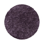 SYDNEY - Tapis shaggy uni rond à poils longs violet - SYD3000VIO SYDNEY