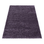 SYDNEY - Tapis shaggy uni à poils longs violet - SYD3000VIO SYDNEY