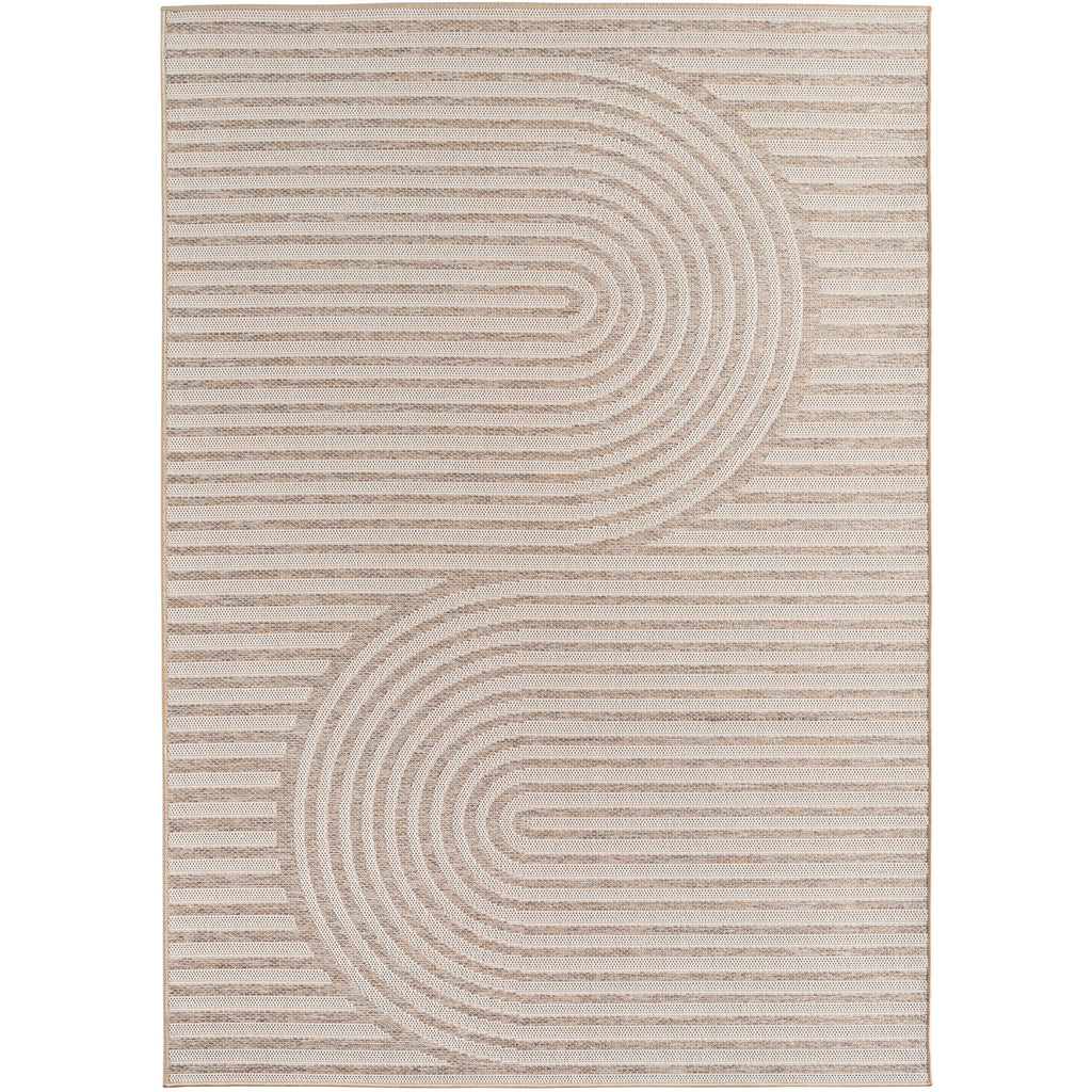 TENERIFE - Tapis Intérieur/Extérieur Beige à Motif Géométrique - TEN1301BEI TENERIFE