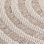 TENERIFE - Tapis Intérieur/Extérieur Beige à Motif Géométrique - TEN1301BEI TENERIFE