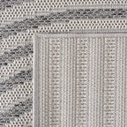 TENERIFE - Tapis Intérieur/Extérieur Gris à Motif Géométrique - TEN1301GRI TENERIFE