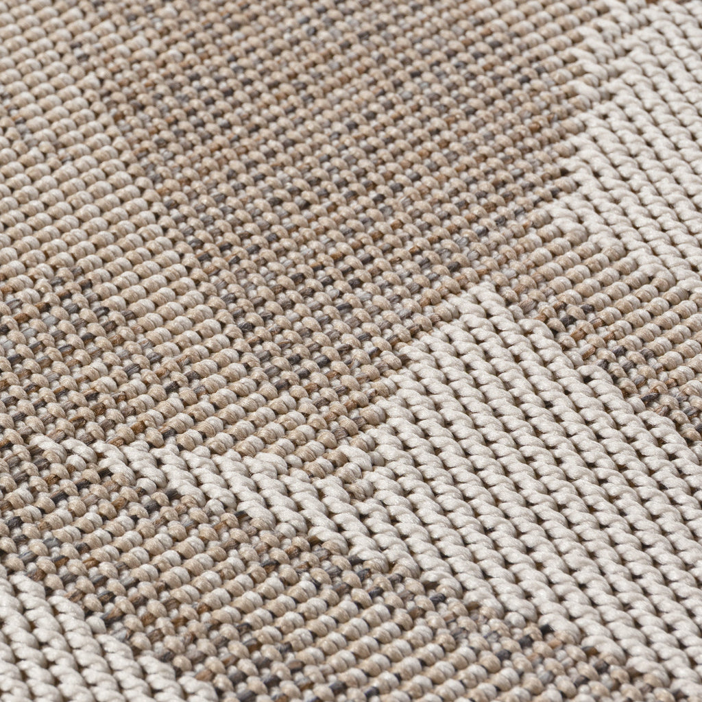 TENERIFE - Tapis Intérieur/Extérieur Beige à Motif Tropical - TEN1302BEI TENERIFE