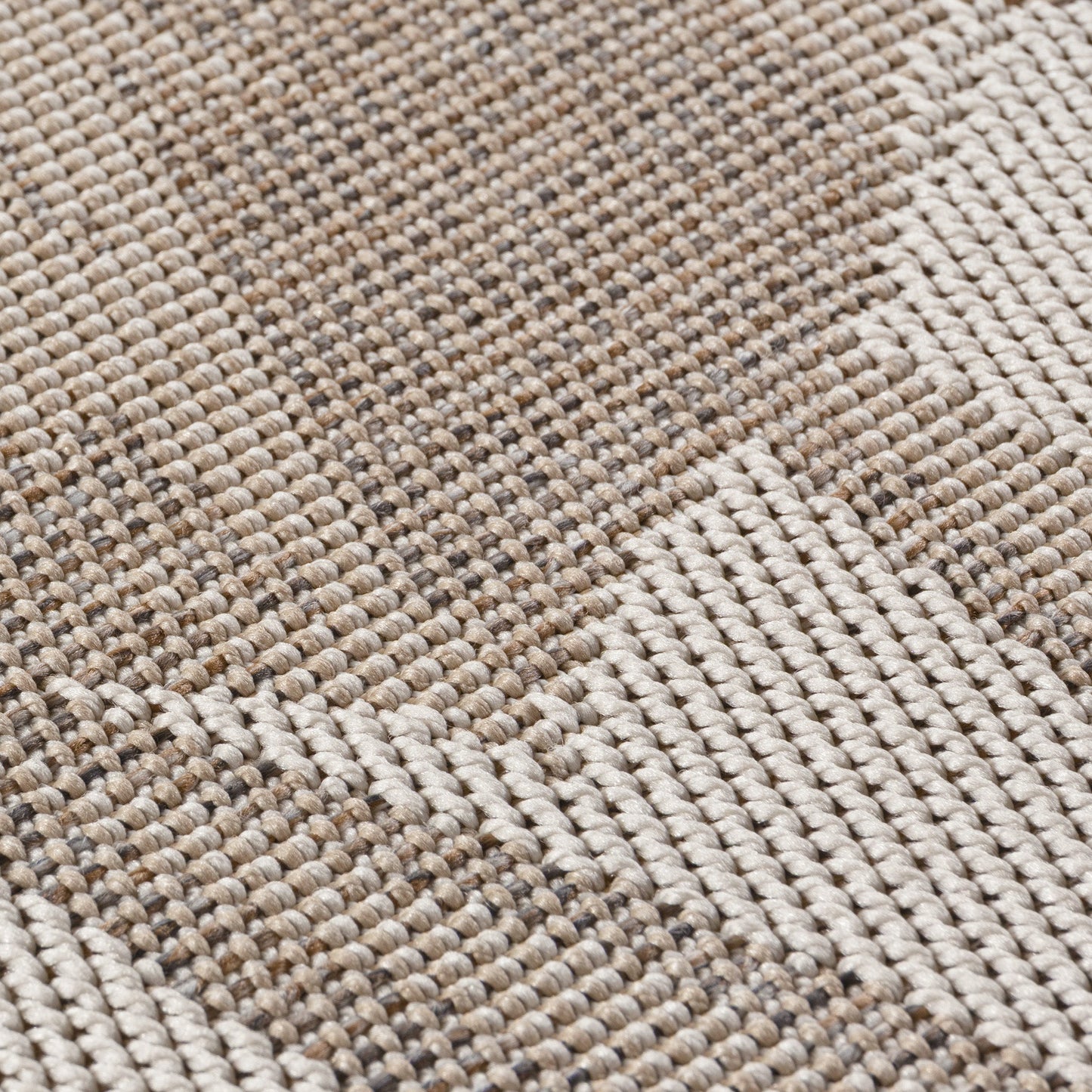 TENERIFE - Tapis Intérieur/Extérieur Beige à Motif Tropical - TEN1302BEI TENERIFE