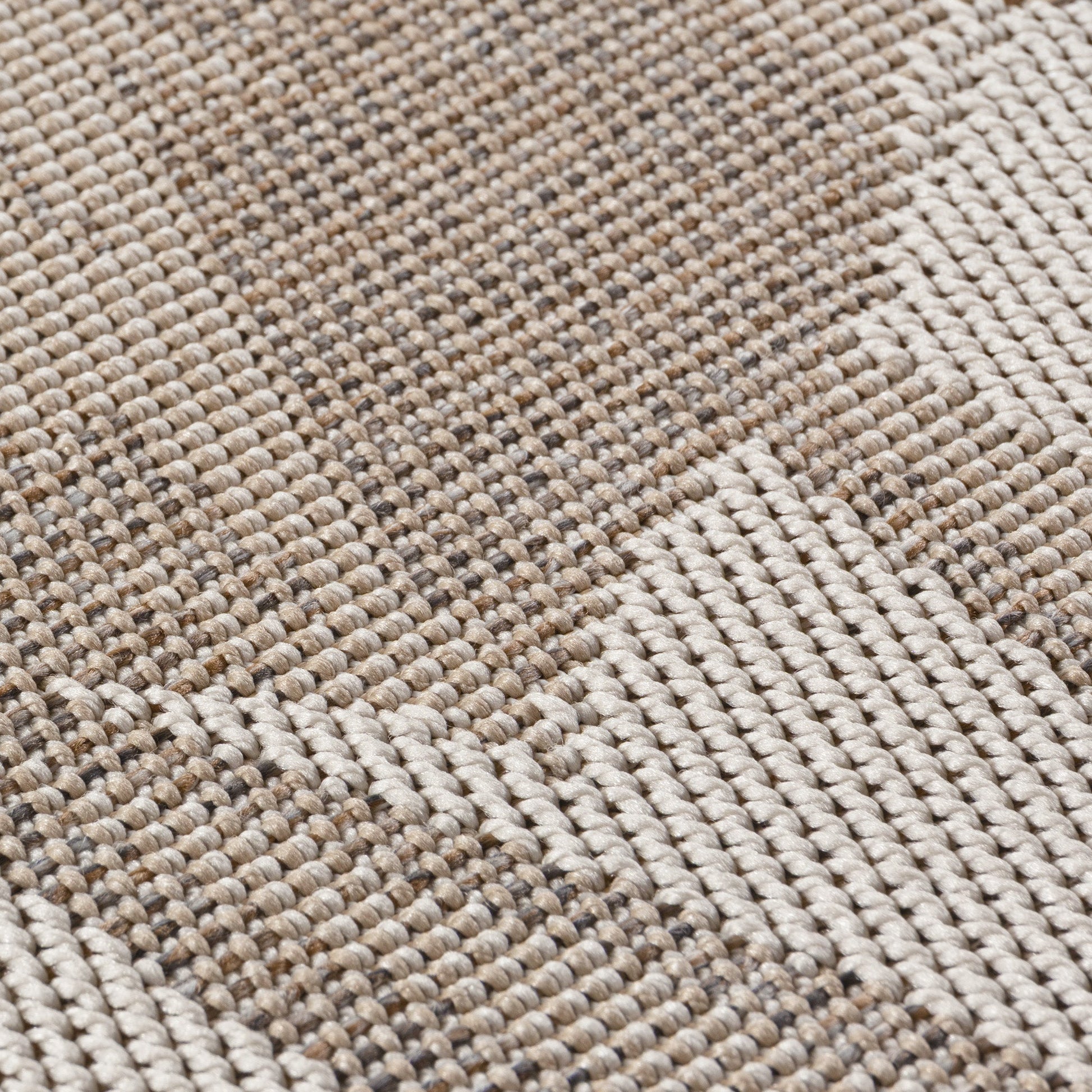 TENERIFE - Tapis Intérieur/Extérieur Beige à Motif Tropical - TEN1302BEI TENERIFE