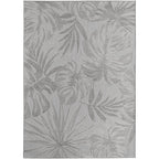 TENERIFE - Tapis Intérieur/Extérieur Gris à Motif Tropical - TEN1302GRI TENERIFE