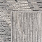TENERIFE - Tapis Intérieur/Extérieur Gris à Motif Tropical - TEN1302GRI TENERIFE