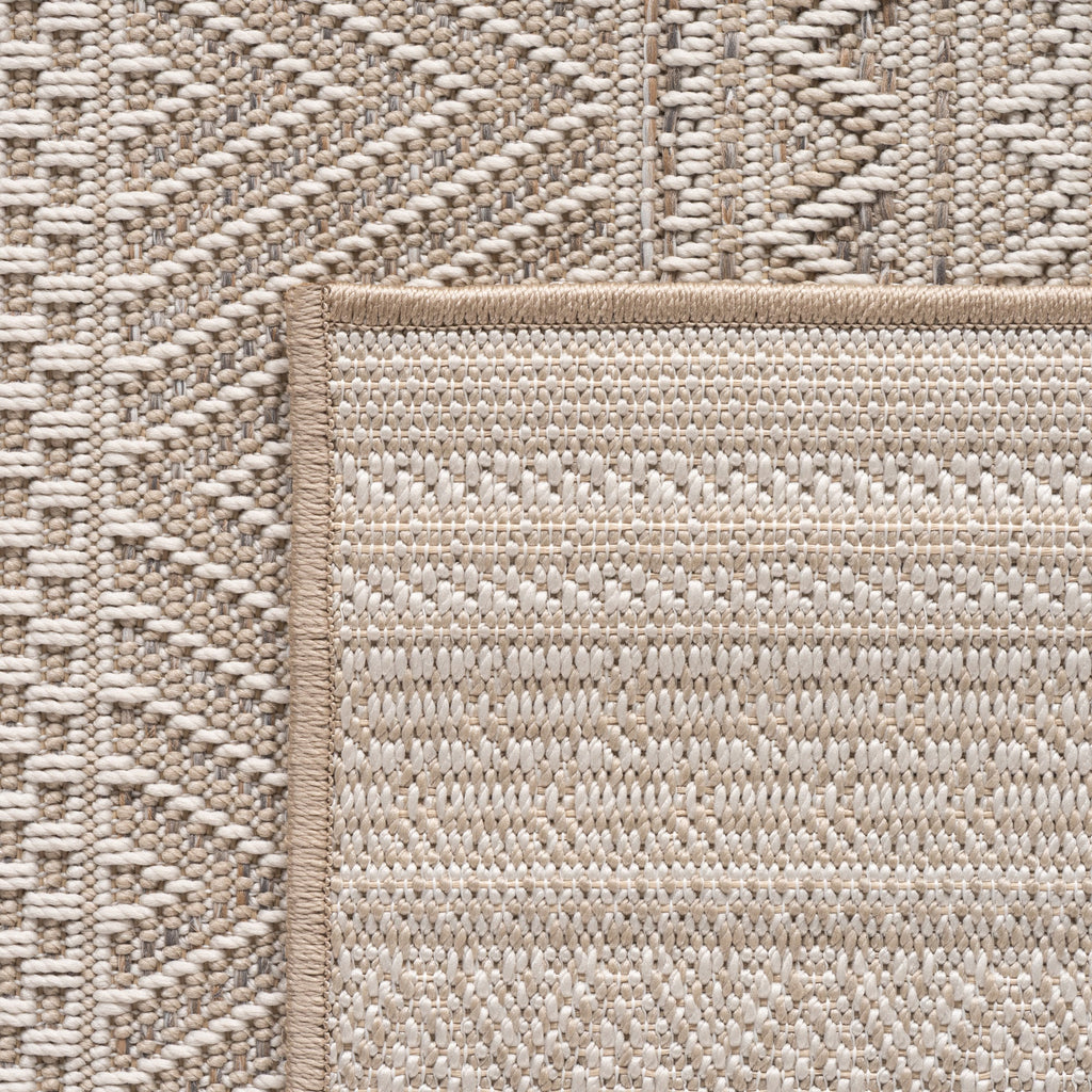 TENERIFE - Tapis Intérieur/Extérieur Beige à Motif Tropical - TEN1302BEI (Copie) TENERIFE