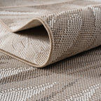 TENERIFE - Tapis Intérieur/Extérieur Beige à Motif Tropical - TEN1302BEI (Copie) TENERIFE