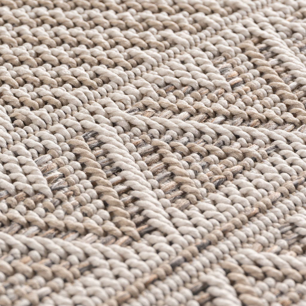TENERIFE - Tapis Intérieur/Extérieur Beige à Motif Tropical - TEN1302BEI (Copie) TENERIFE