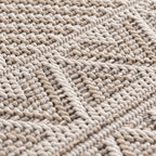 TENERIFE - Tapis Intérieur/Extérieur Beige à Motif Tropical - TEN1302BEI (Copie) TENERIFE