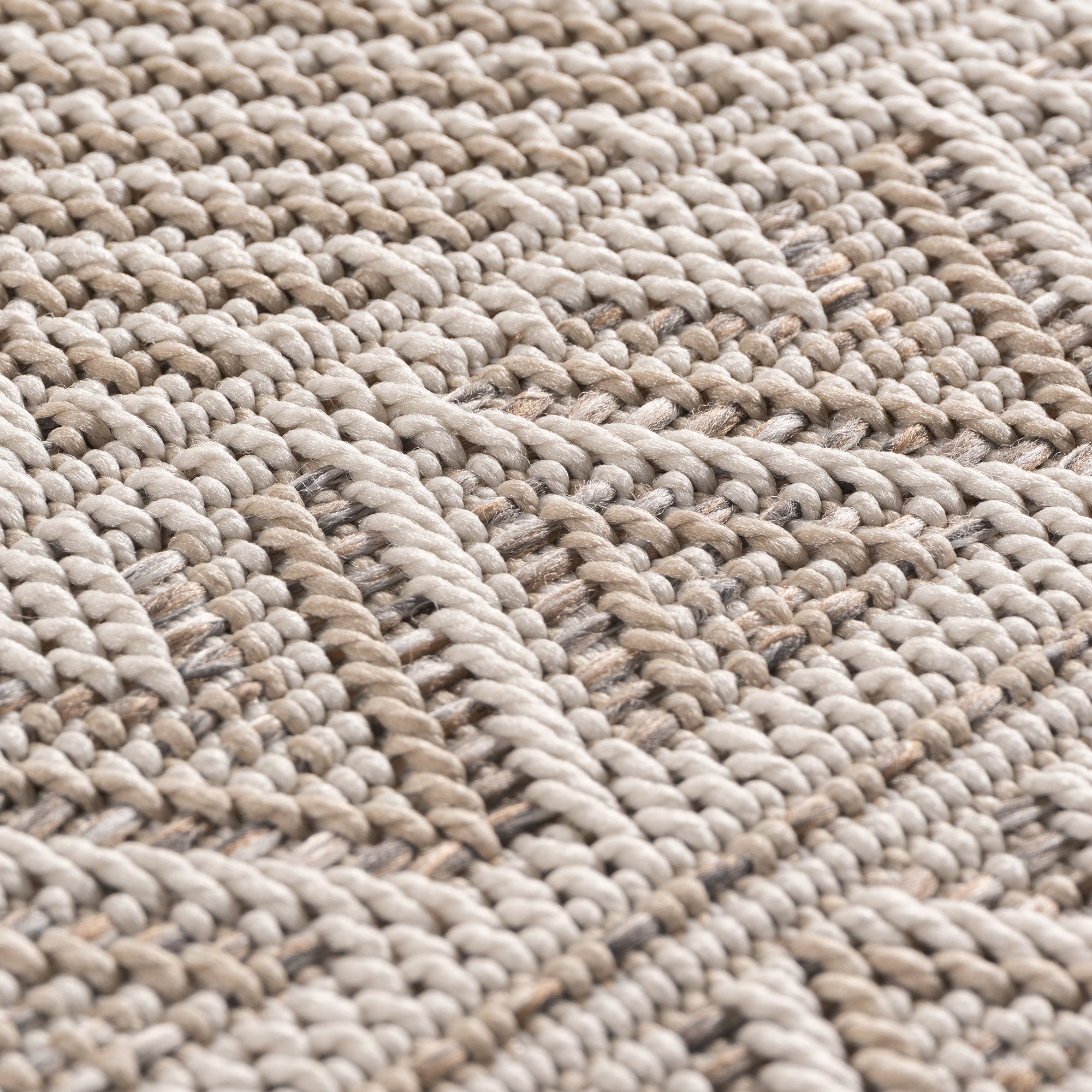 TENERIFE - Tapis Intérieur/Extérieur Beige à Motif Tropical - TEN1302BEI (Copie) TENERIFE