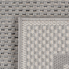 TENERIFE - Tapis Intérieur/Extérieur Gris à Motif Moderne - TEN1304GRI TENERIFE