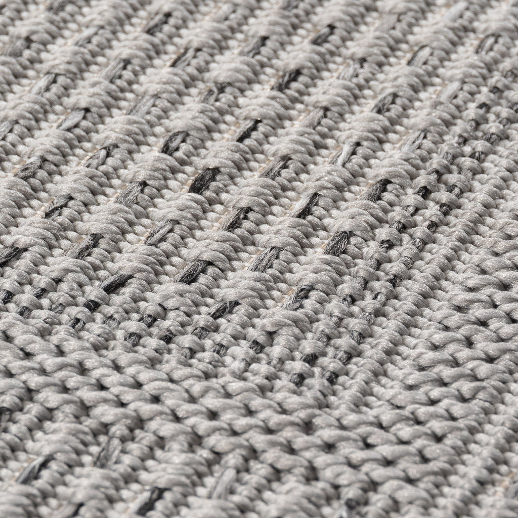 TENERIFE - Tapis Intérieur/Extérieur Gris à Motif Moderne - TEN1304GRI TENERIFE