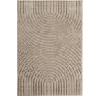 TURIN - tapis moderne design arc en relief : TUR1122BEI TURIN