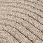 TURIN - tapis moderne design arc en relief : TUR1122BEI TURIN