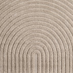 TURIN - tapis moderne design arc en relief : TUR1122BEI TURIN