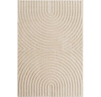 TURIN - tapis moderne design arc en relief : TUR1122CRE TURIN