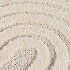 TURIN - tapis moderne design arc en relief : TUR1122CRE TURIN