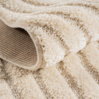 TURIN - tapis moderne design arc en relief : TUR1122CRE TURIN