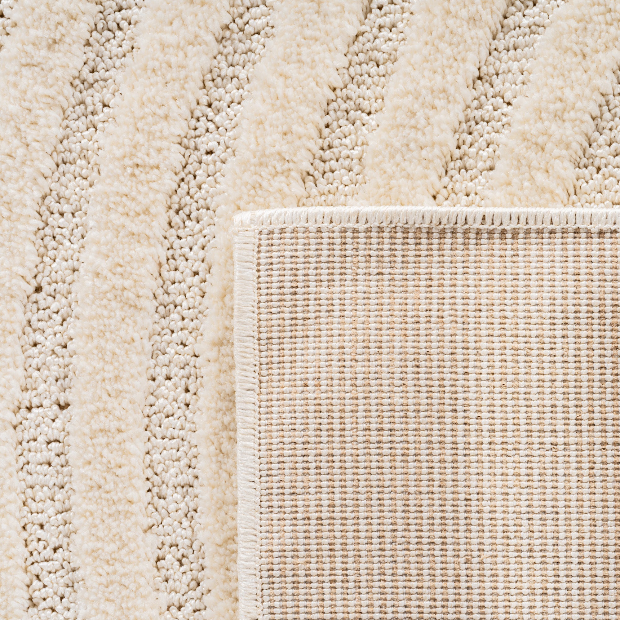 TURIN - tapis moderne rond design arc en relief : TUR1122CRE TURIN
